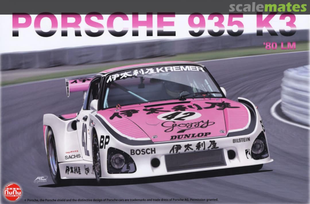 Boxart Porsche 935 K3 PN24029 NuNu Model Kit 