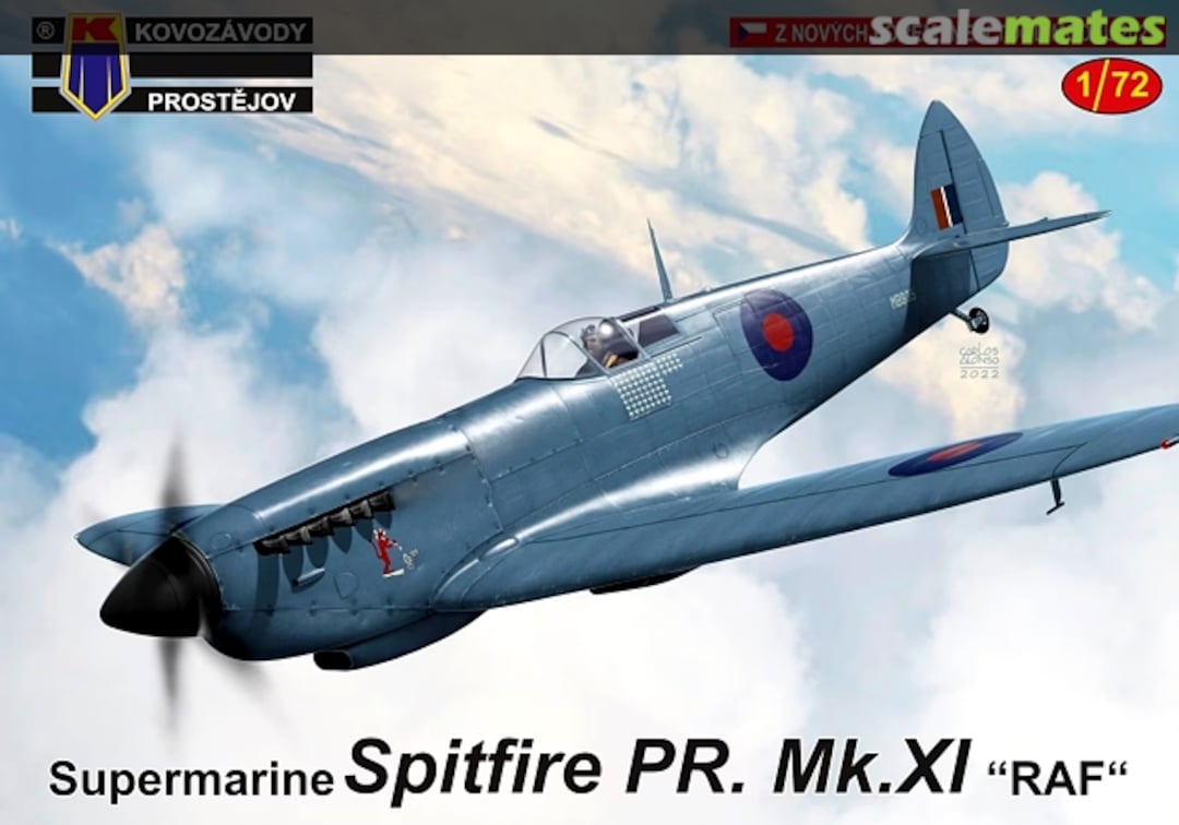 Boxart Supermarine Spitfire PR. Mk.XI KPM0292 Kovozávody Prostějov