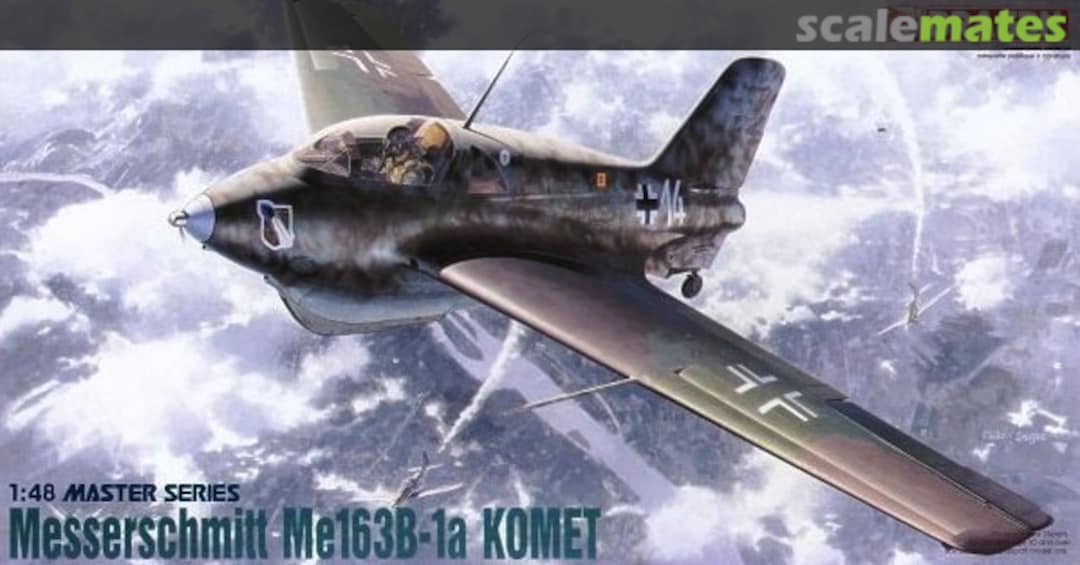 Boxart Messerschmitt Me 163B-1a Komet 5504 Dragon