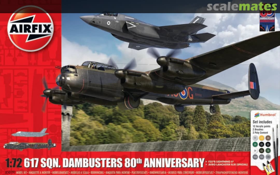 Boxart 617 Sqn. Dambusters 80th Anniversary A50191 Airfix