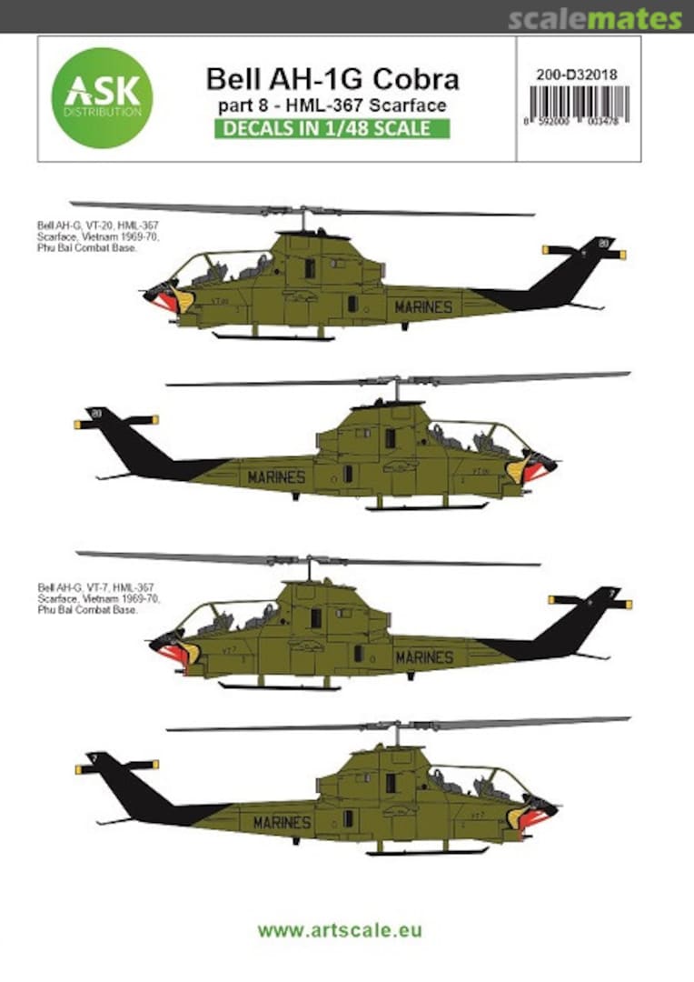 Boxart Bell AH-1G Cobra 200-D32018 ASK