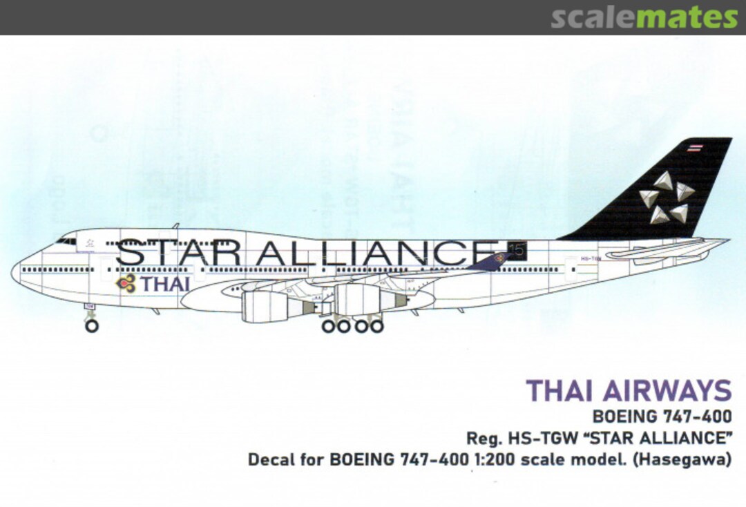 Boxart Boeing 747-400  SiamDecal