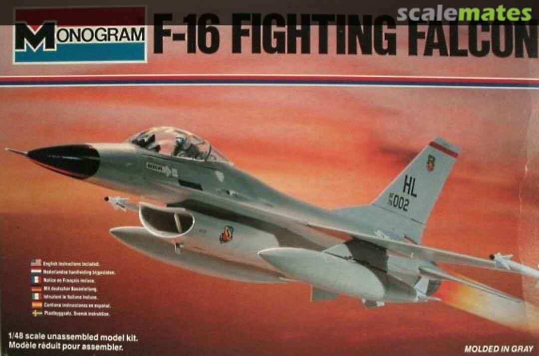 Boxart F-16 Fighting Falcon 5421 Monogram