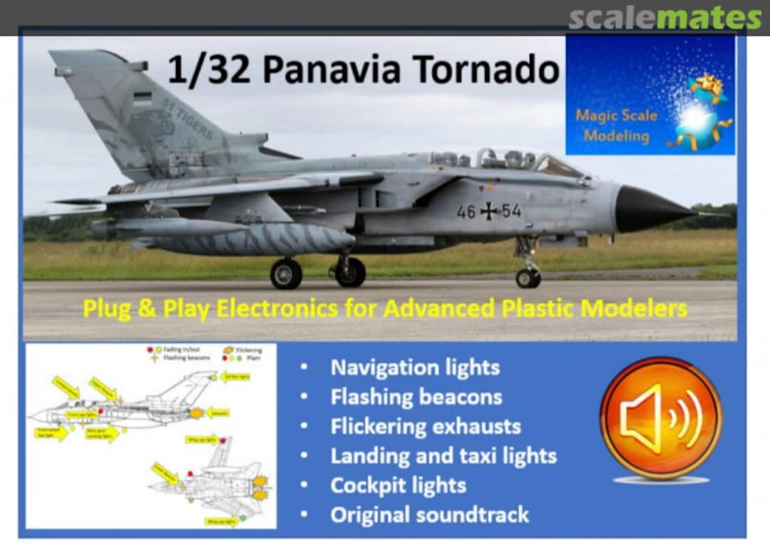 Boxart Panavia Tornado - Lights and Sound  MSM-039 Magic Scale Modeling