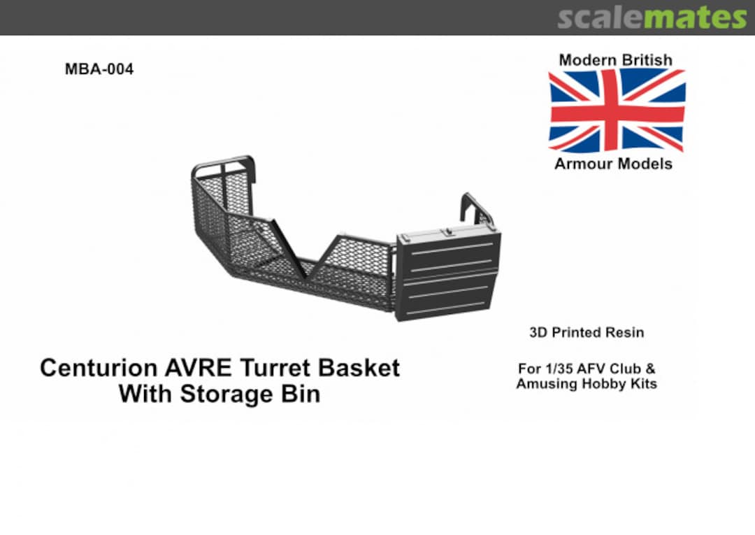 Boxart Centurion AVRE Turret Basket with box MBA-004 Modern British Armour Models