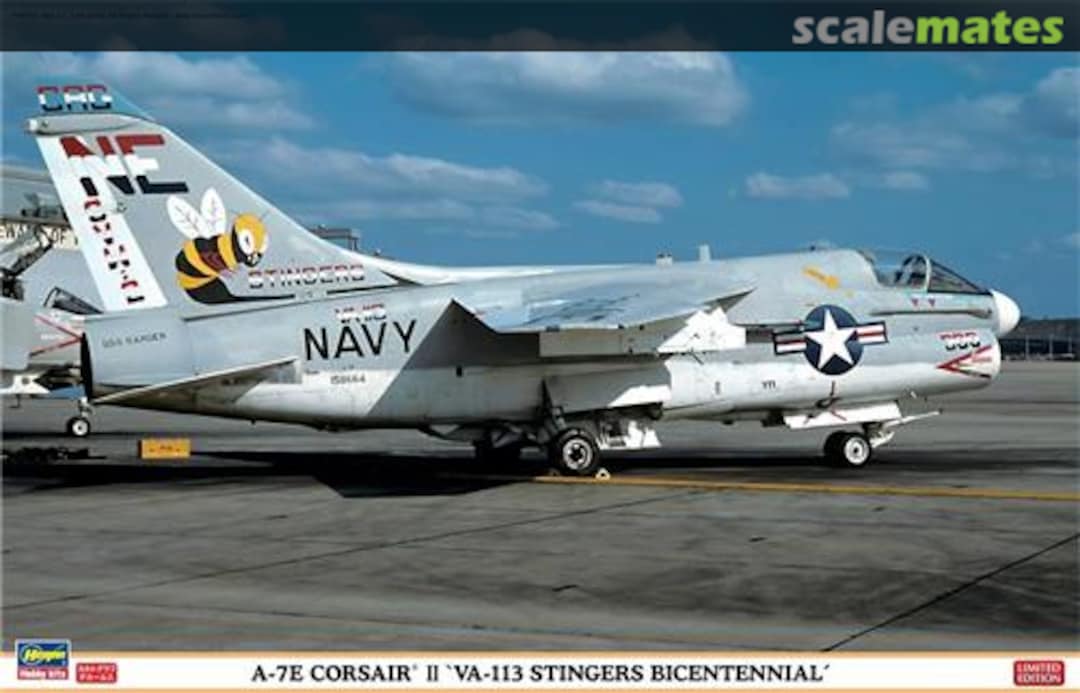 Boxart A-7E Corsair II `VA-113 Stingers Bicentennial´ 07322 Hasegawa