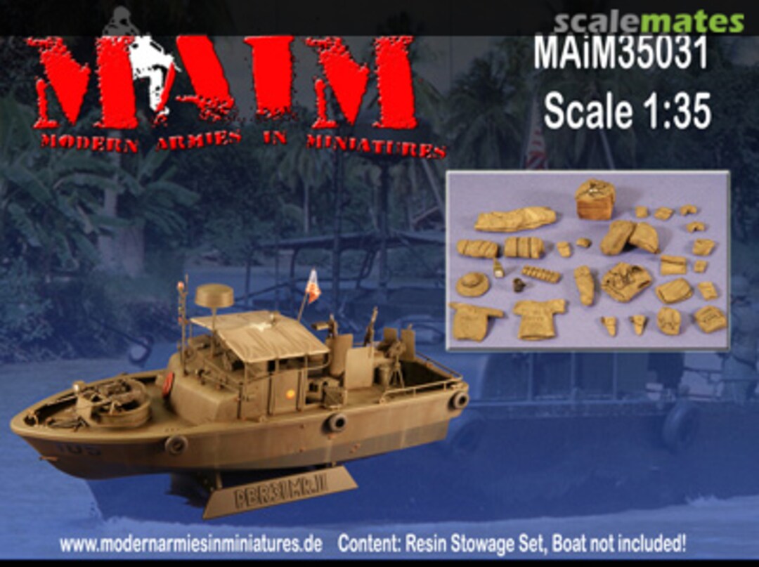 Boxart Pibber Patrol Boat Stowage Set MAIM35031 MAiM