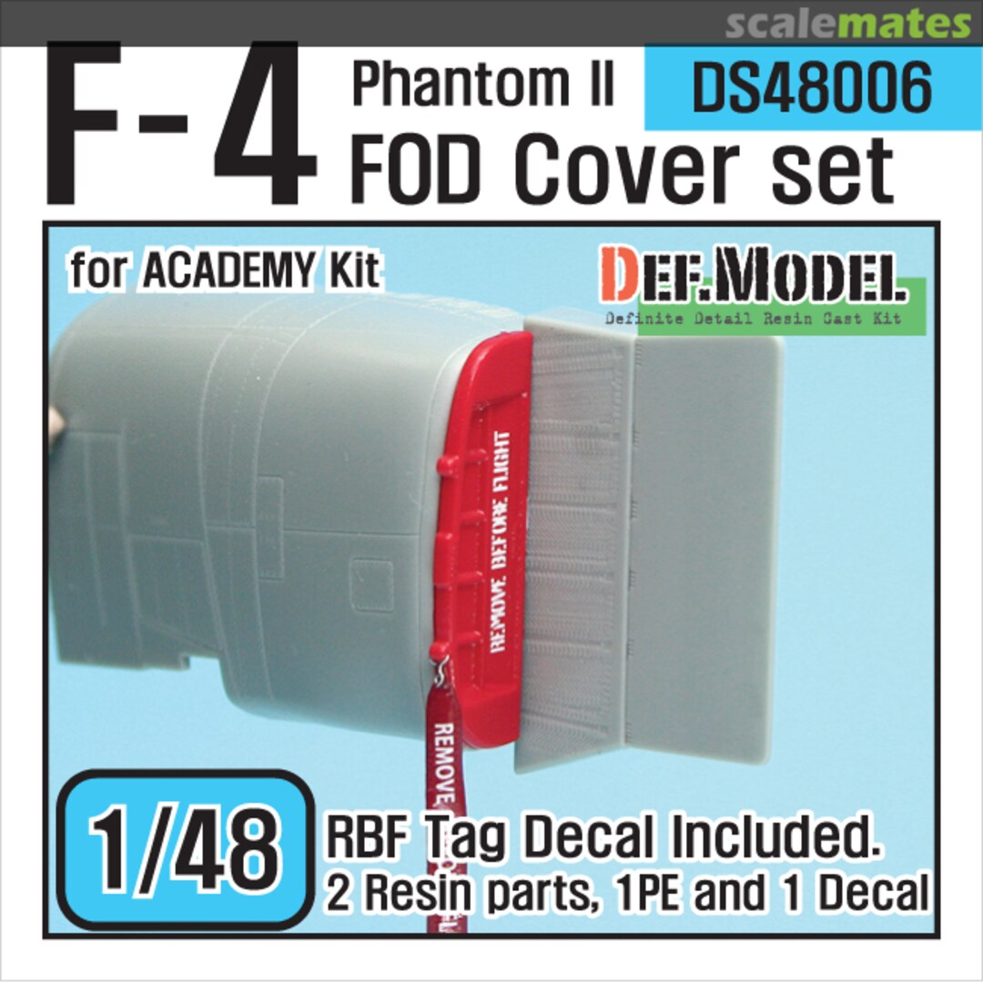 Boxart F-4 Phantom II FOD Cover Set DS48006 Def.Model