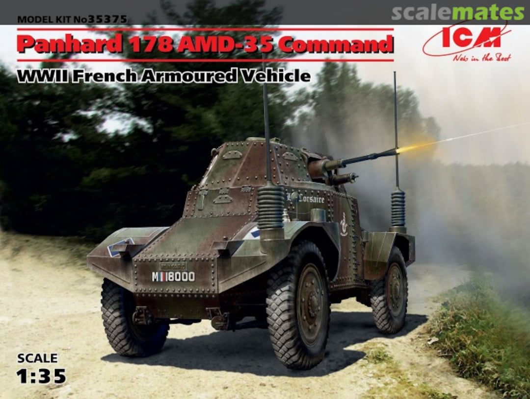 Boxart Panhard 178 AMD-35 Command 35375 ICM