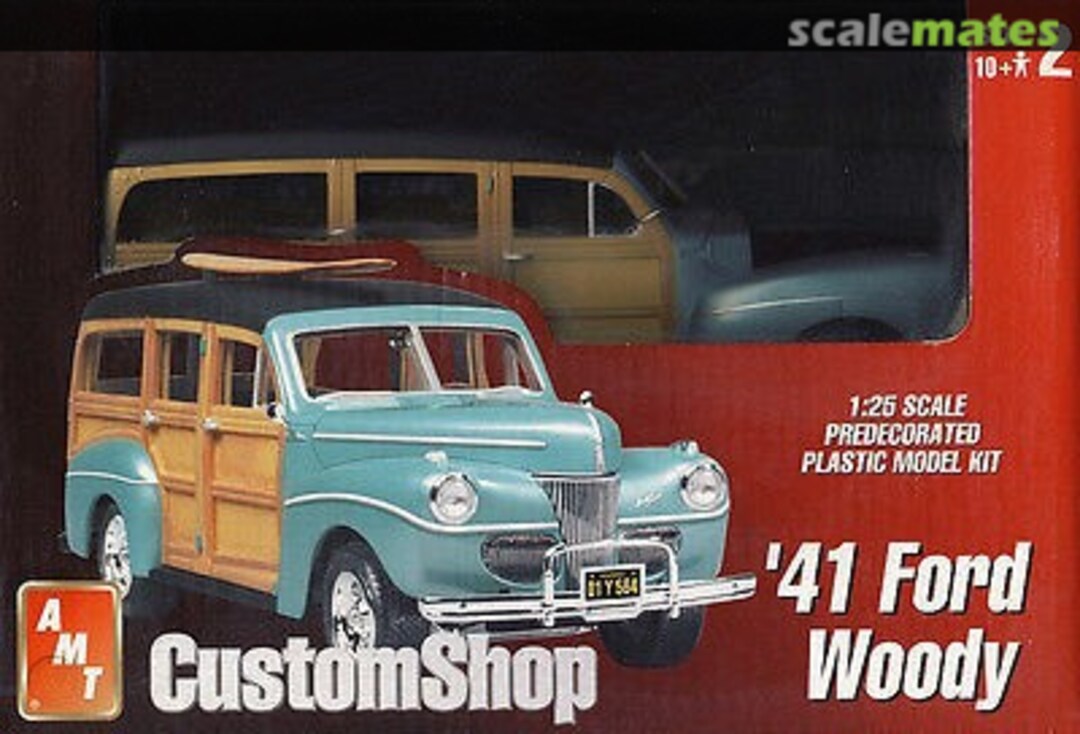 Boxart 1941 Ford Woody Station Wagon 30248 AMT