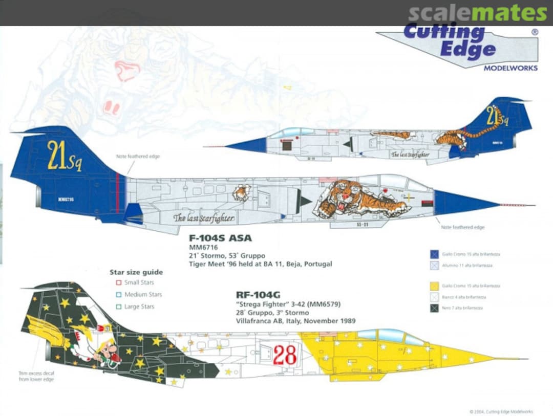 Contents Starfighter Special #1 CED72042 Cutting Edge Modelworks