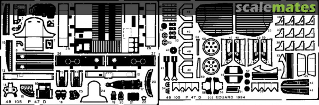 Boxart P-47D-25 48105 Eduard