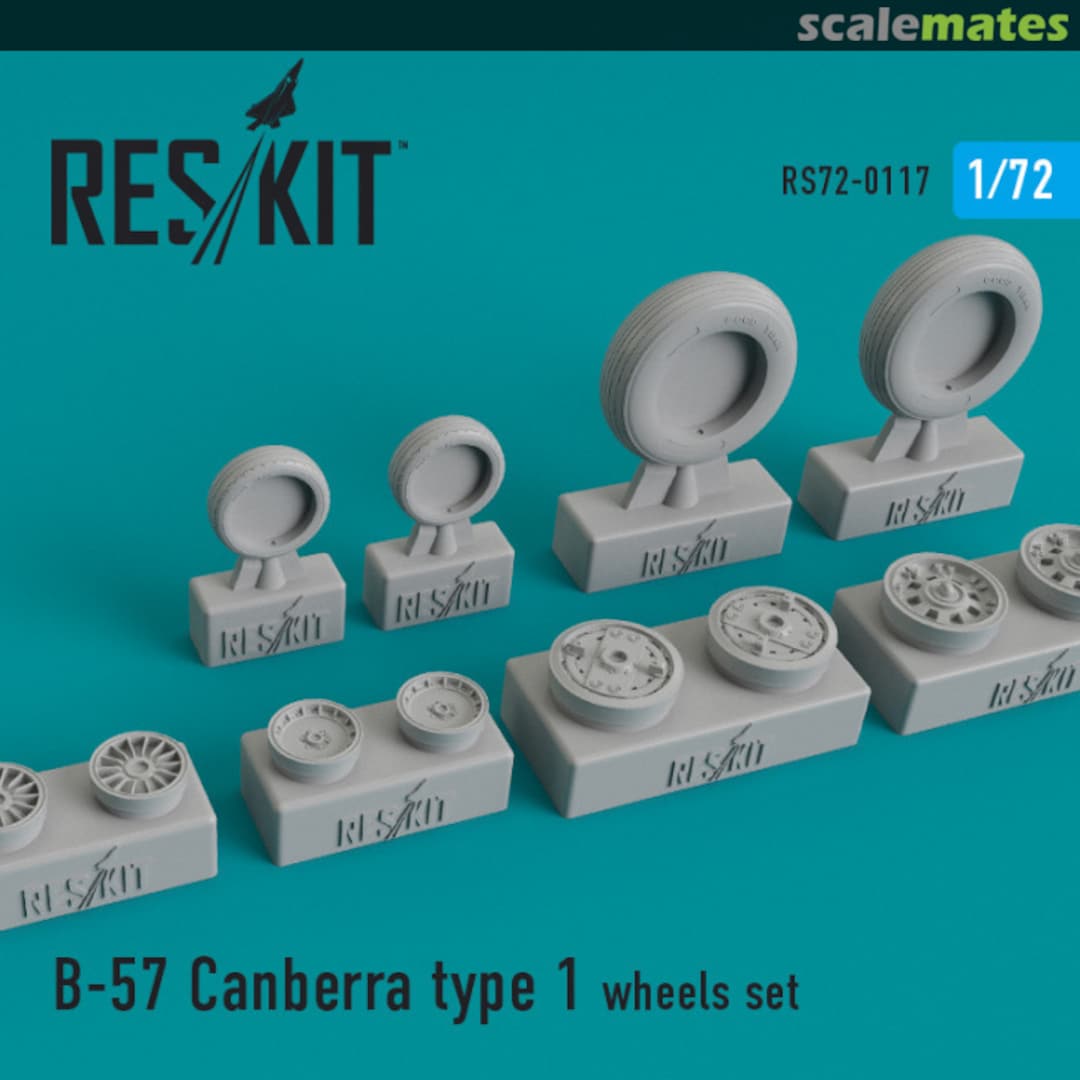 Boxart B-57 Canberra type 1 RS72-0117 ResKit