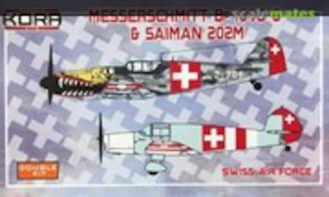 Messerschmitt Bf 109G-6 &amp; Saiman 202M (Kora Models PK72097)