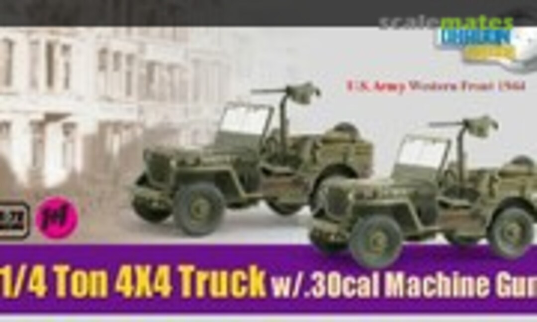 1:72 1/4-Ton 4x4 Truck w/.30cal Machine Gun (Dragon Armor 60507)