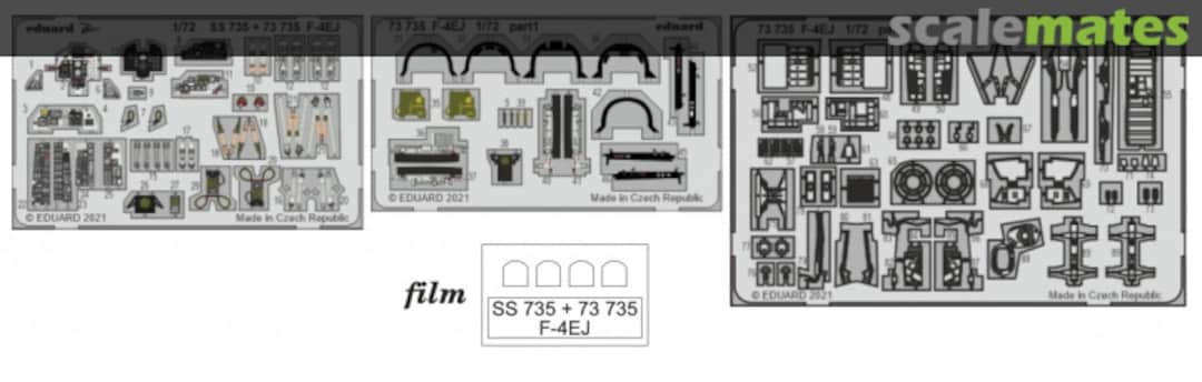 Boxart F-4EJ detail set 73735 Eduard