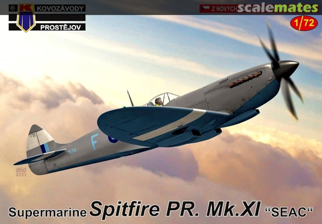 Boxart Supermarine Spitfire PR. Mk.XI KPM0295 Kovozávody Prostějov