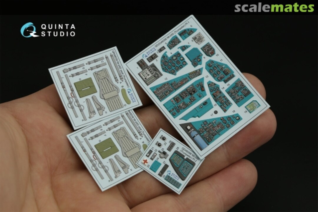 Contents Mi-24D interior 3D decals QD48356 Quinta Studio