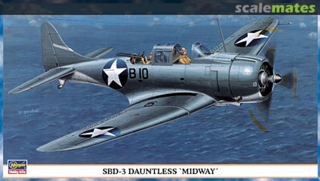 Boxart SBD-3 Dauntless 'Midway' 09430 Hasegawa