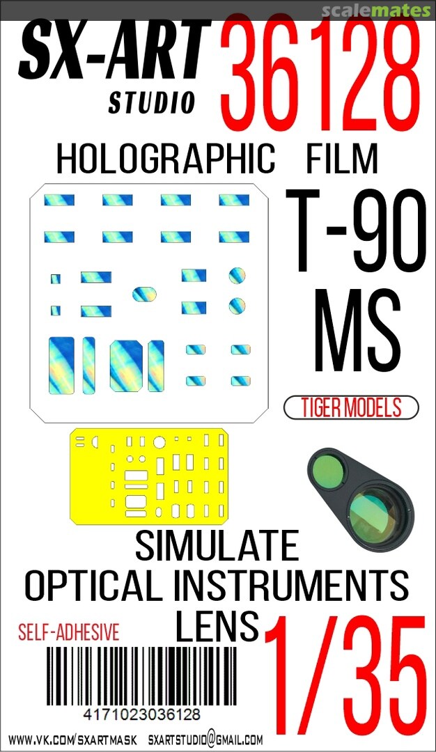 Boxart T-90MS holographic film 36128 SX-Art