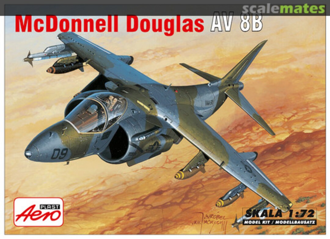 Boxart McDonnell-Douglas AV-8B Harrier II 00042 Aeroplast