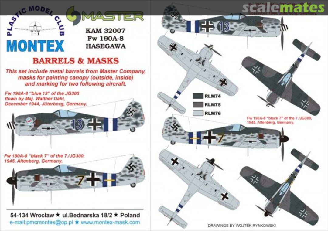 Boxart Fw 190A-8 KAM32007 Montex