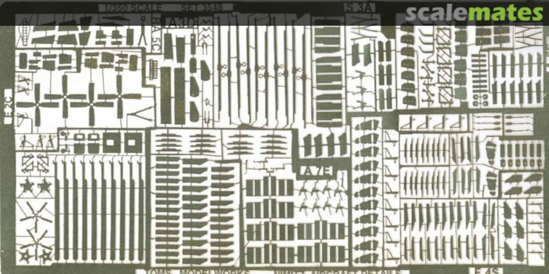 Boxart USS Nimitz Aircraft Detailing Set 3548 Tom's Modelworks