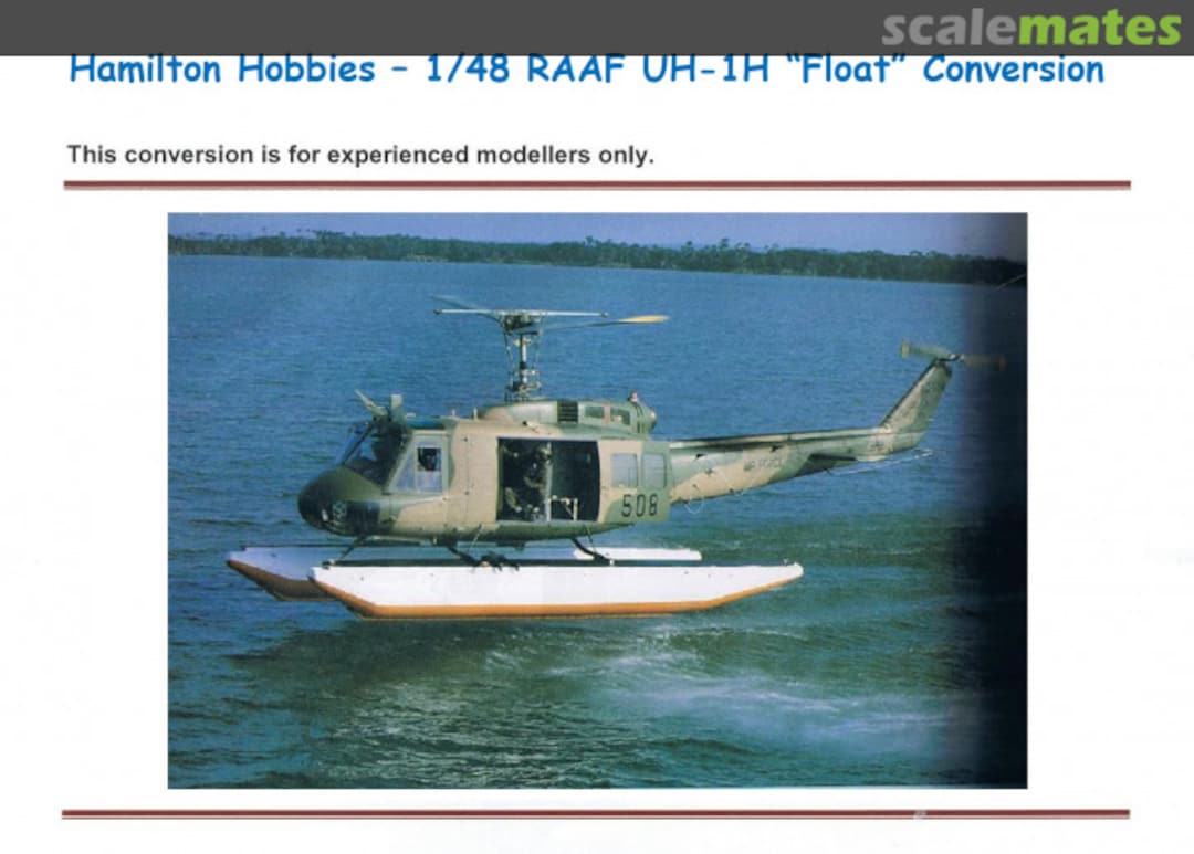 Boxart RAAF/Army UH-1H “Float” Conversion - LIMITED EDITION  Hamilton Hobbies