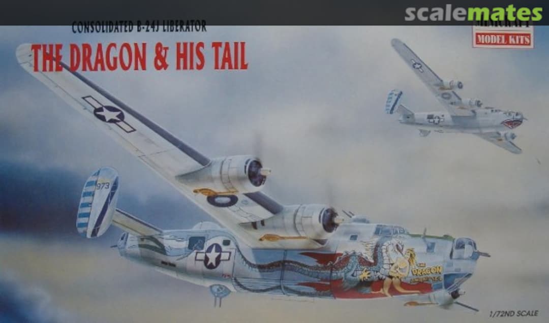 Boxart Consolidated B-24J Liberator The Dragon & His Tail 11614 Minicraft Model Kits