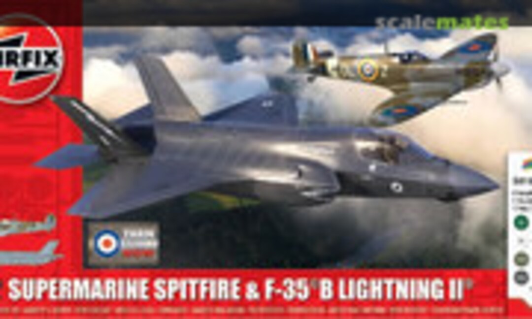 1:72 Supermarine Spitfire &amp; F-35B Lightning II (Airfix A50190)