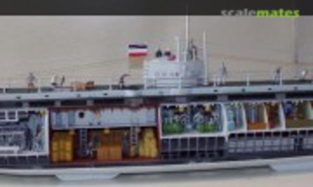 1:72 German merchant Uboat DEUTSCHLAND 1916 (ub1418 40)