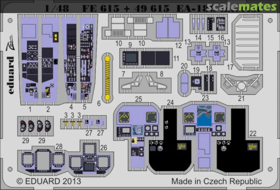 Boxart EA-18G interior S. A. FE615 Eduard