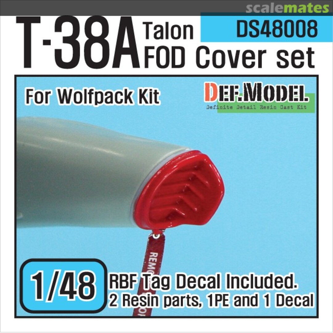 Boxart T-38A Talon FOD Cover Set DS48008 Def.Model