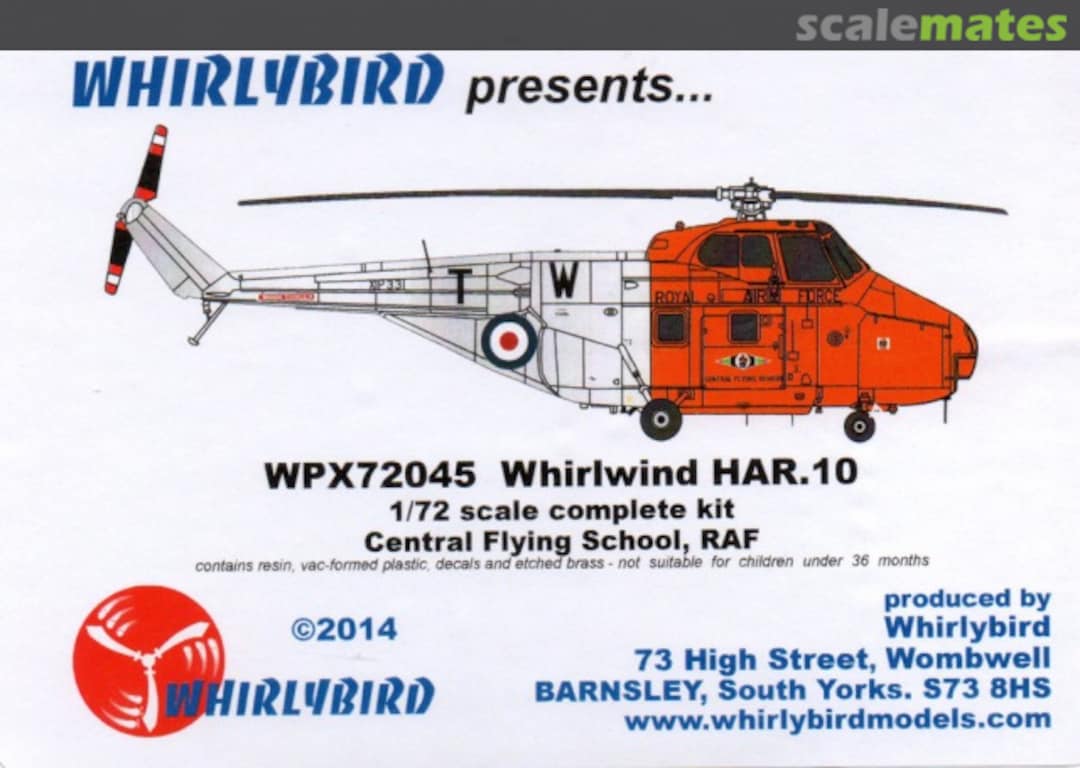 Boxart Whirlwind HAR.10 - RAF CFS WPX72045 Whirlybird