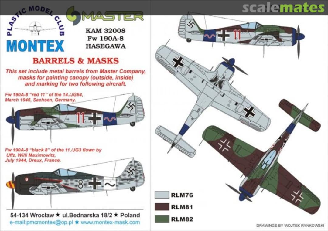 Boxart Fw 190A-8 KAM32008 Montex