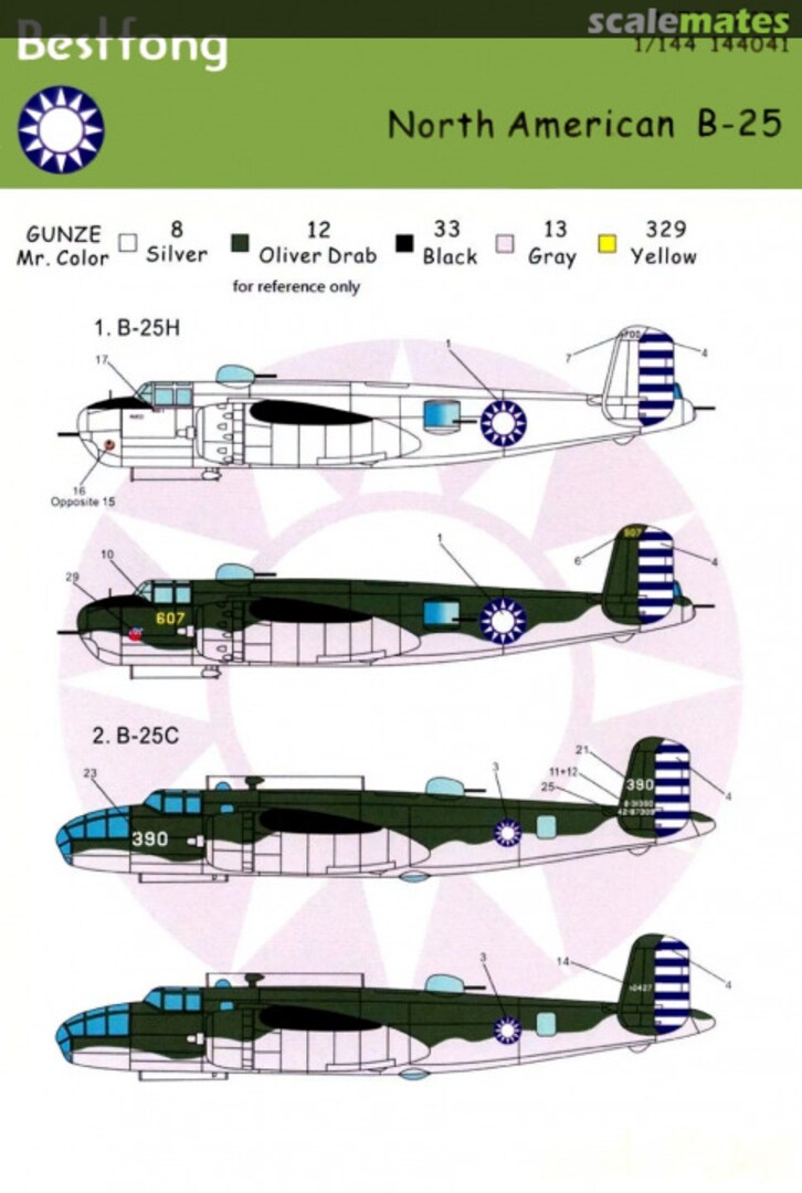 Boxart North American B-25 72054 Bestfong