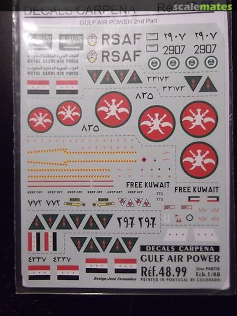 Boxart RSAF Tornado; Mirage F.1 Free Kuwait; Hawker Hunter Oman 48.99 Carpena