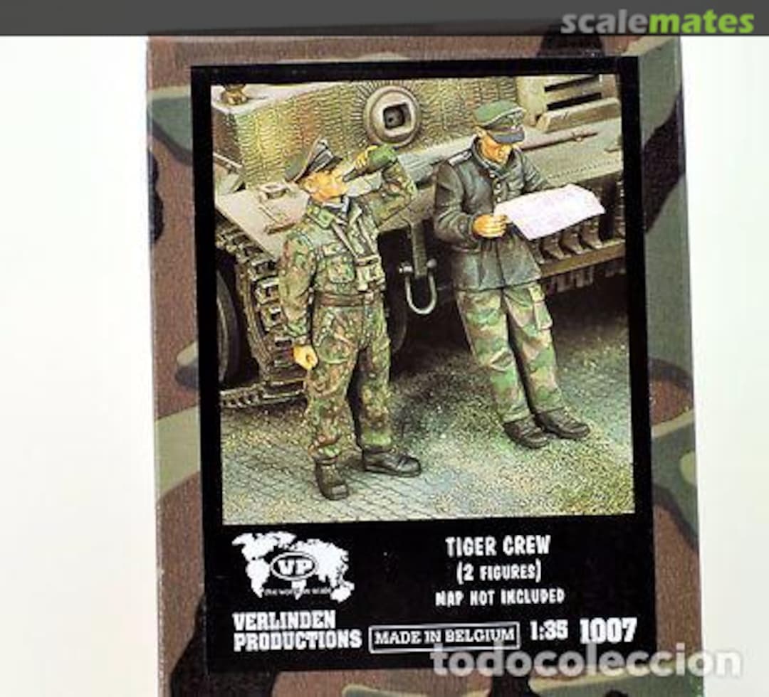 Boxart Tiger Tank Crewmen 1007 Verlinden Productions