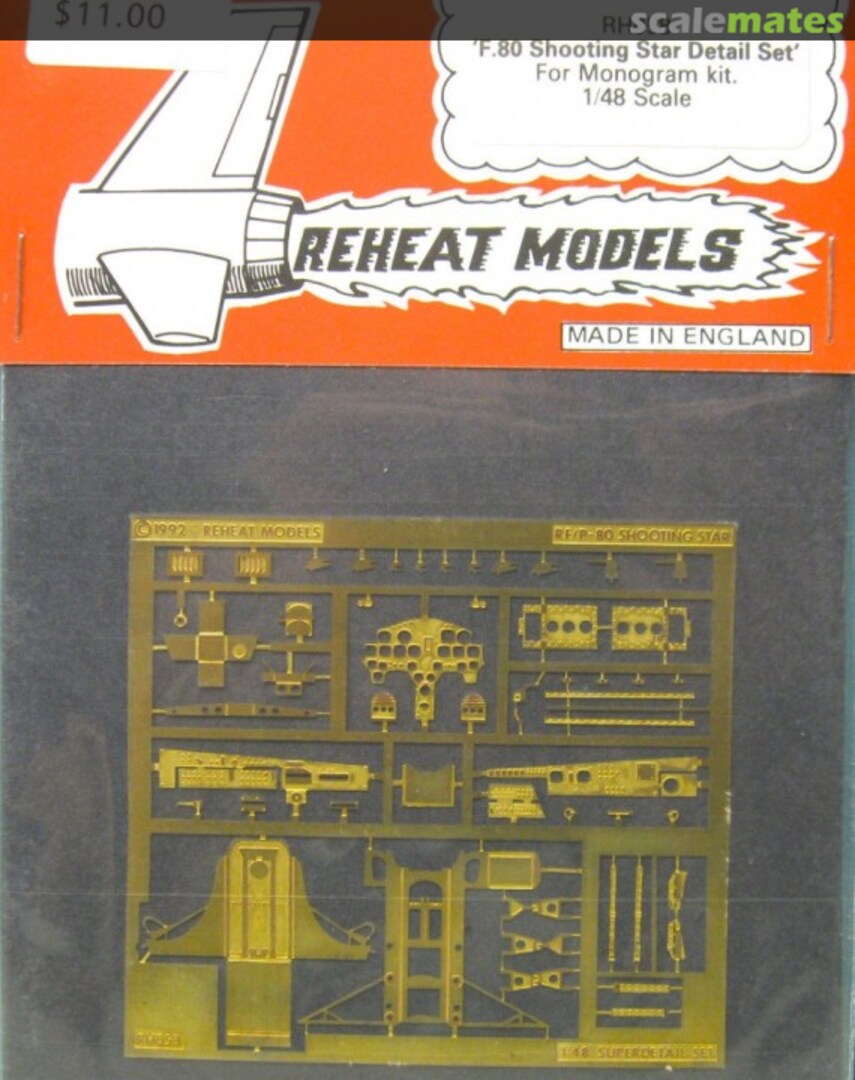 Boxart F-80 Shooting Star Detail Set RH058 Reheat Models