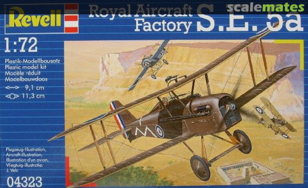 Boxart Royal Aircraft Factory S.E.5a 04323 Revell