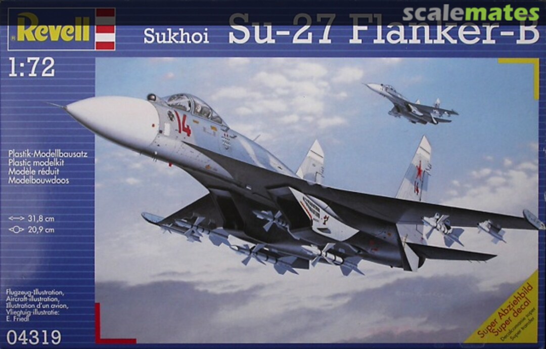 Boxart Sukhoi Su-27 Flanker-B 04319 Revell