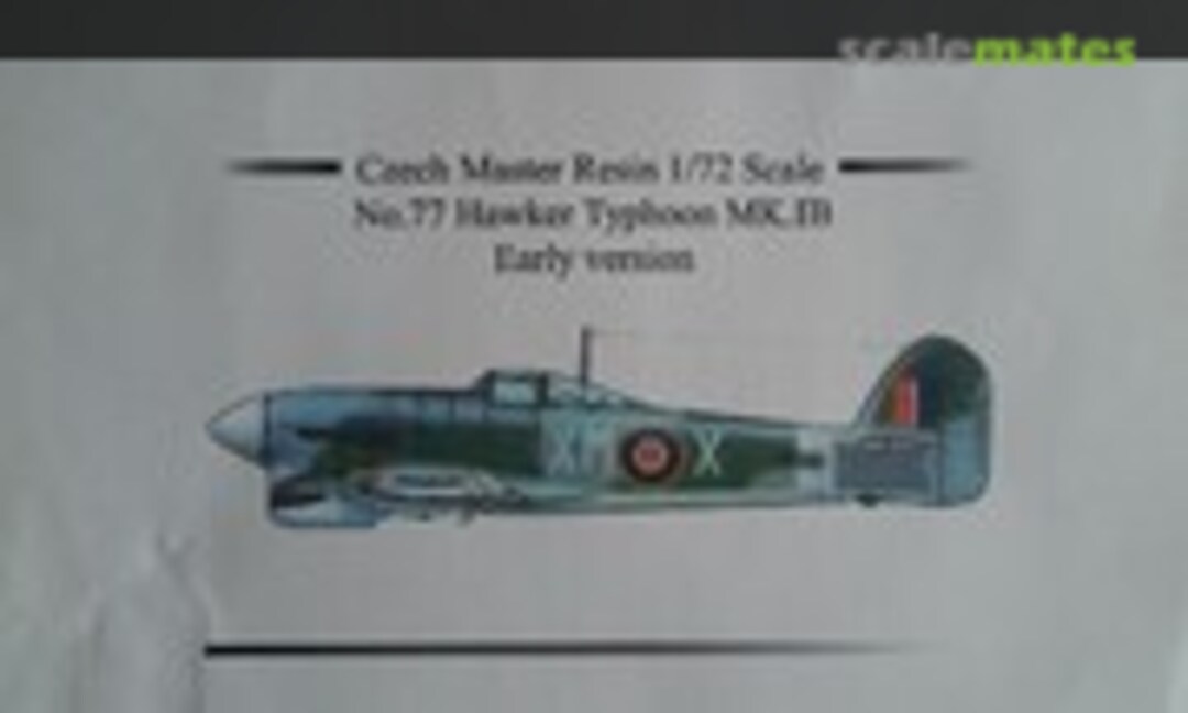 1:72 Hawker Typhoon Mk.1B (CMR No.77)