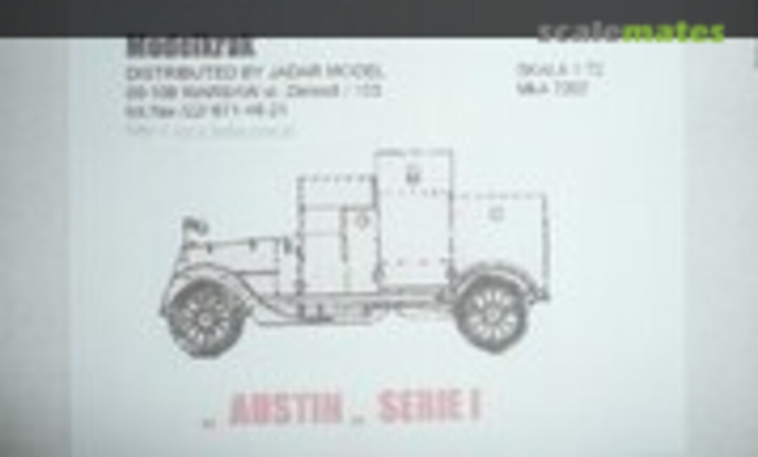 1:72 Austin Serie 1 (Modelkrak MkA 7202)