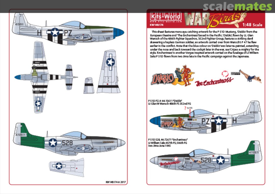 Boxart P-51D Mustang KW148174 Kits-World