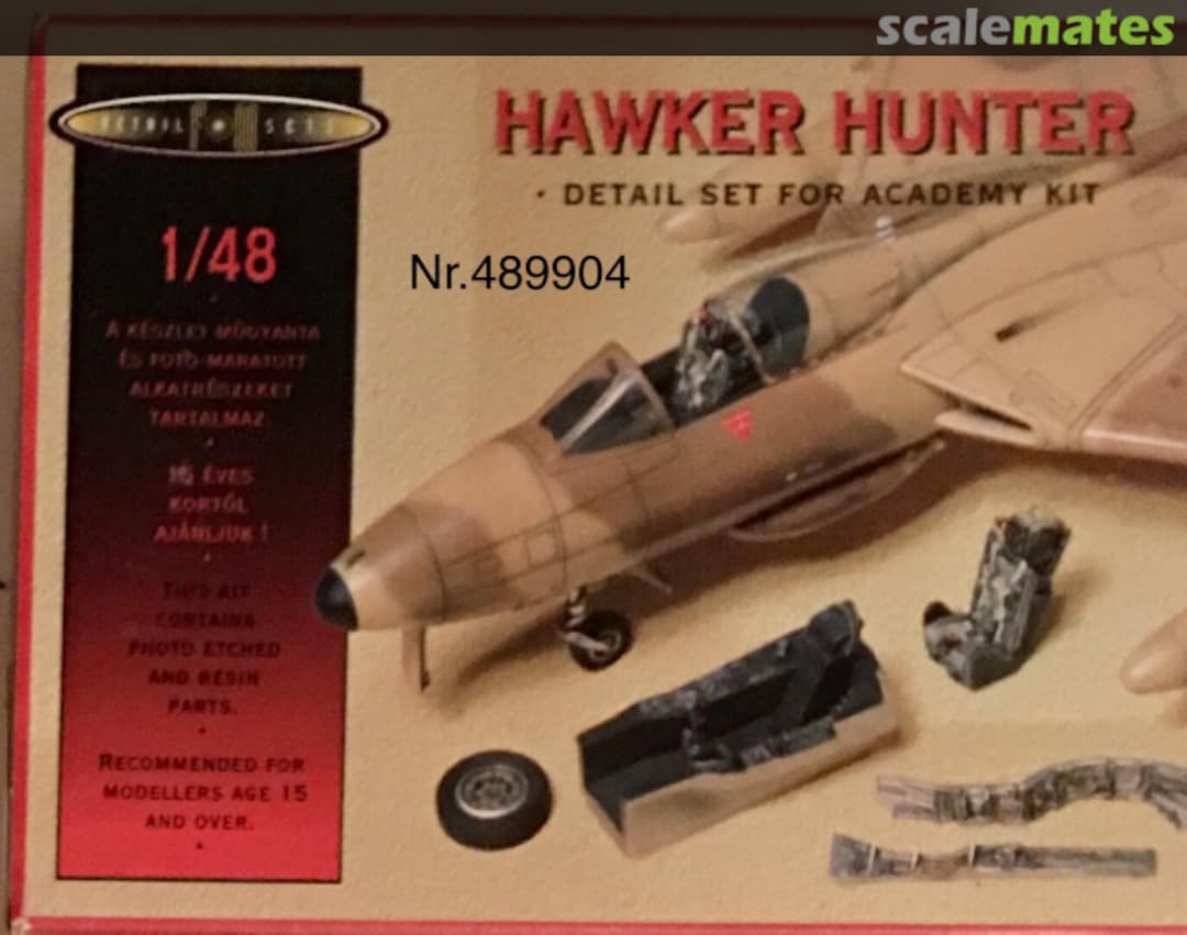 Boxart Hawker Hunter - detail set 489904 FM Detail