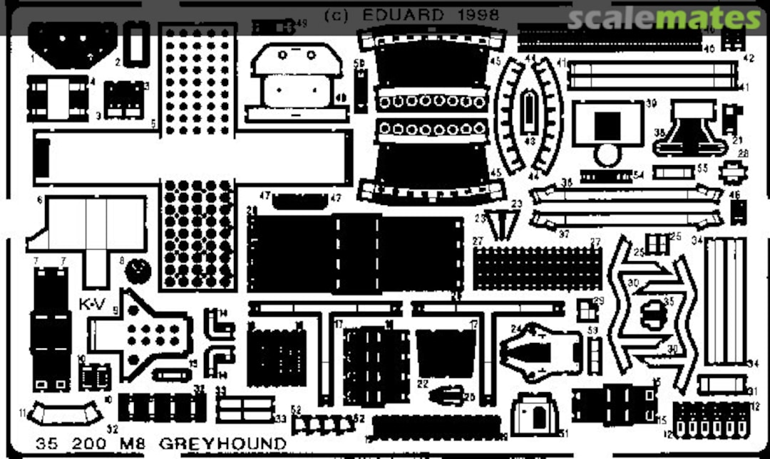 Boxart M-8 Greyhound 35200 Eduard