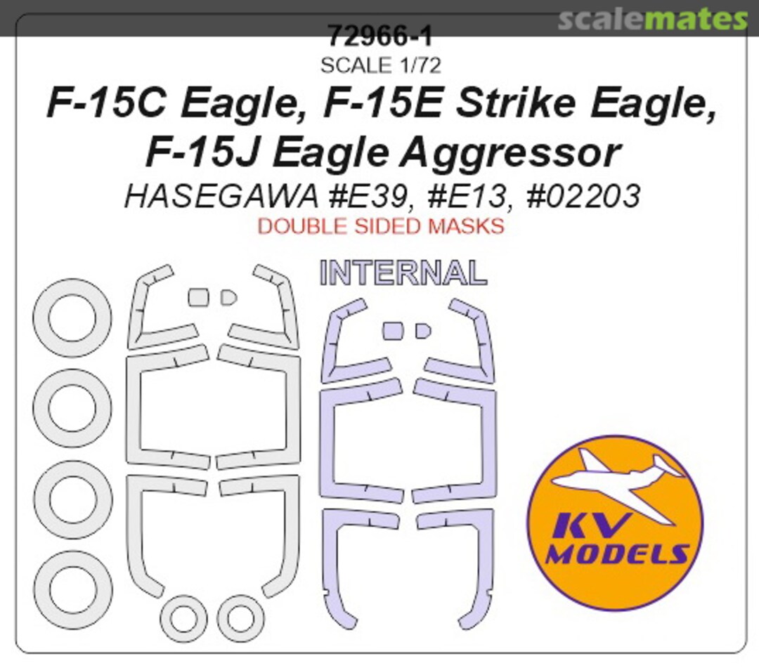 Boxart McDonnell Douglas F-15 Eagle 72966-1 KV Models