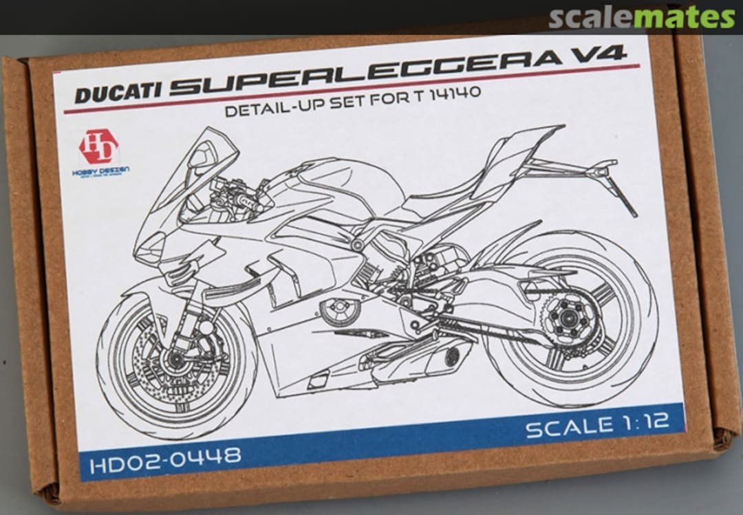 Boxart DUCATI SUPERLEGGERA V4 Detail up set HD02-0448 Hobby Design