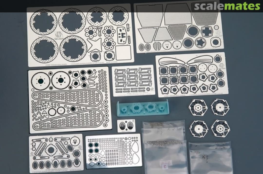 Contents DUCATI SUPERLEGGERA V4 Detail up set HD02-0448 Hobby Design