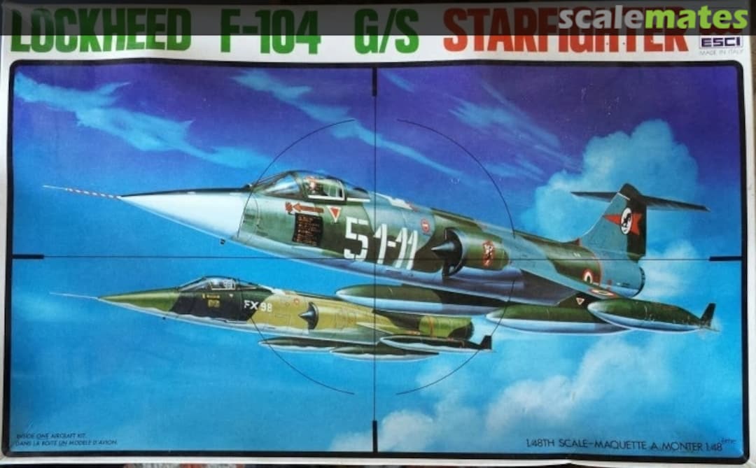 Boxart Lockheed F-104 G/S Starfighter 4004 ESCI